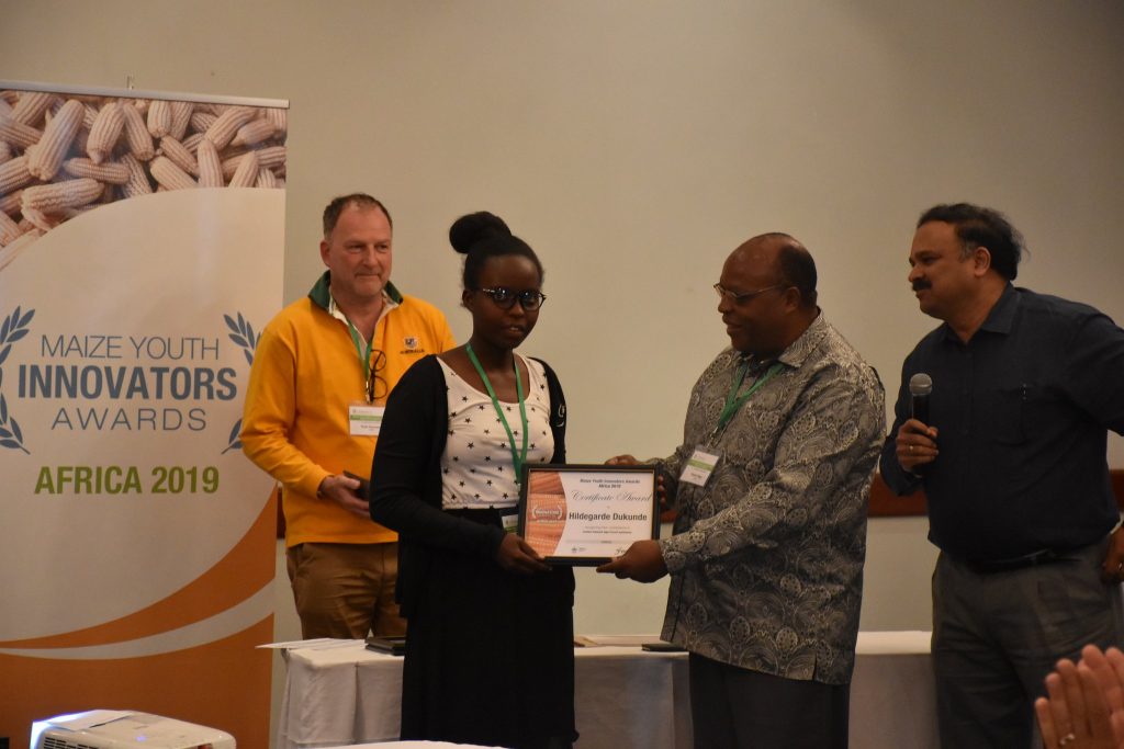 Hildegarde Dukunde_ Winner of MAIZE Youth Innovators Award