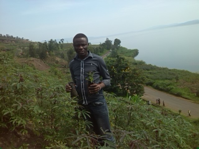 Prince  the field in Walungu village (South-Kivu/DR Congo)