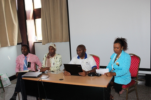 YPARD representatives panelists during the YPARD side-event at AASW6