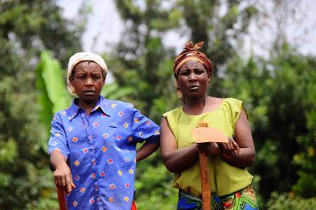 Kenyan women on their community farm