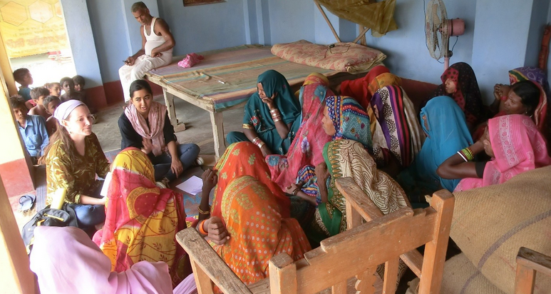 A focus group discussion with young women in Bihar, India  Photo Credit: Stephanie Leder